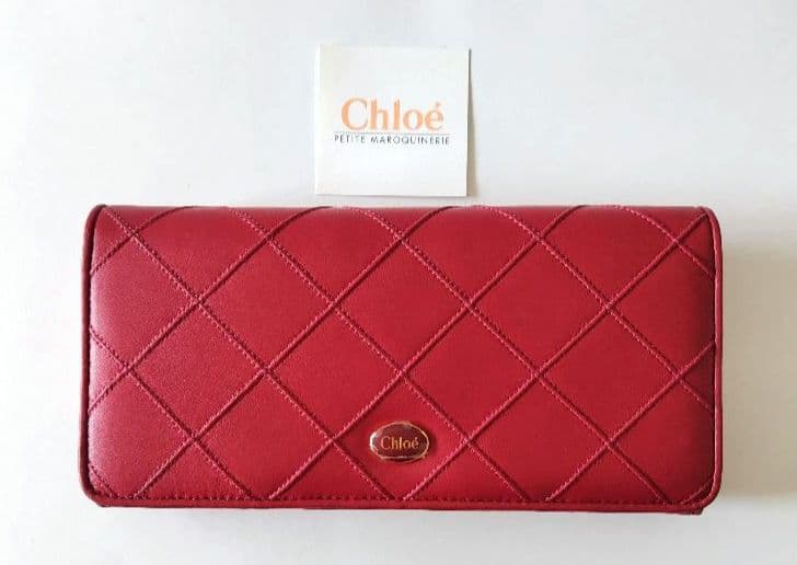 【未使用】Chloe　クロエ　レディース　長財布　ラムスキン