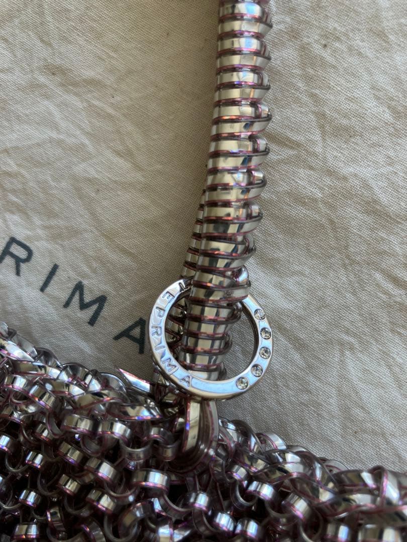 アンテプリマ シルバーピンク ワイヤーバッグ