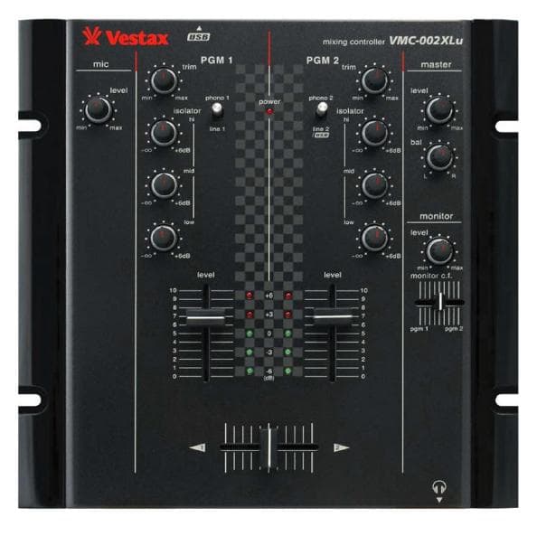 【シンプル！DJ始めたい方に】DJミキサー Vestax VMC-002 XLu