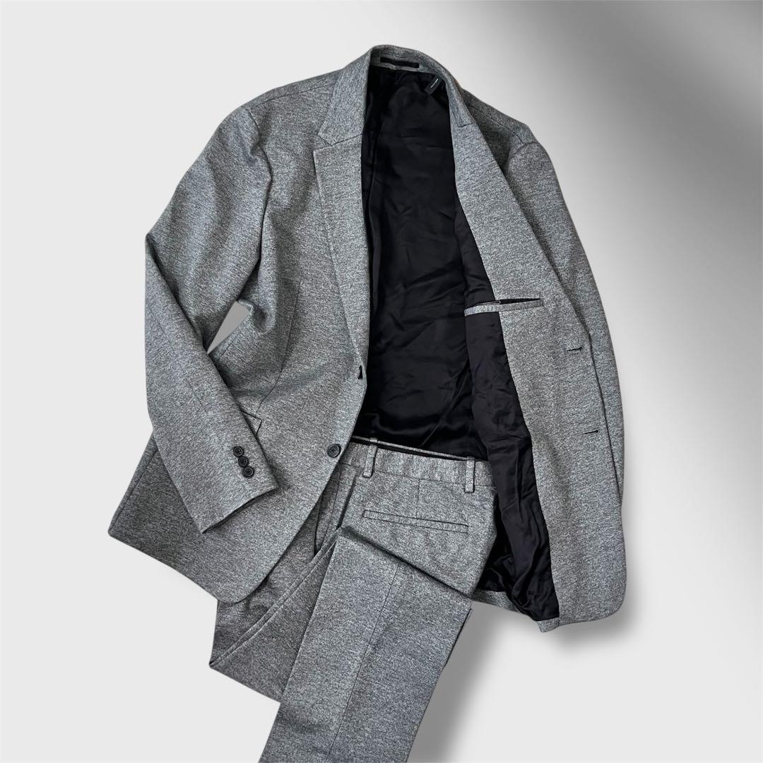 Theory SIMONS ジャージー セットアップスーツ ストレッチ グレー