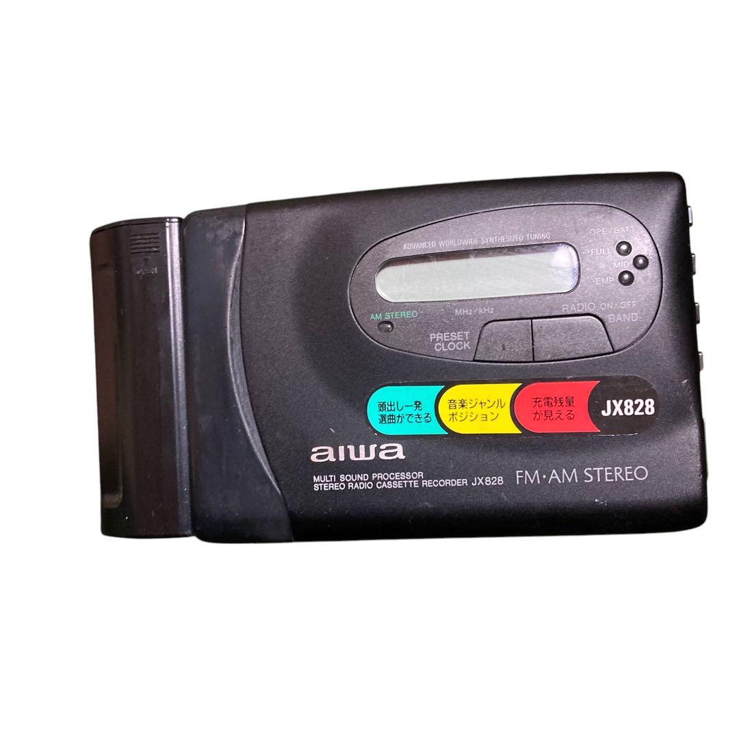 aiwa アイワ　カセットプレイヤー　JX828