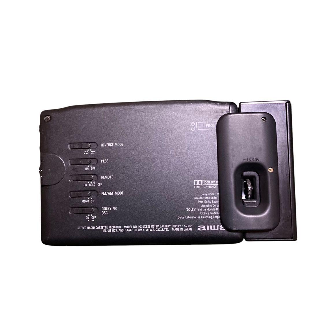 aiwa アイワ　カセットプレイヤー　JX828