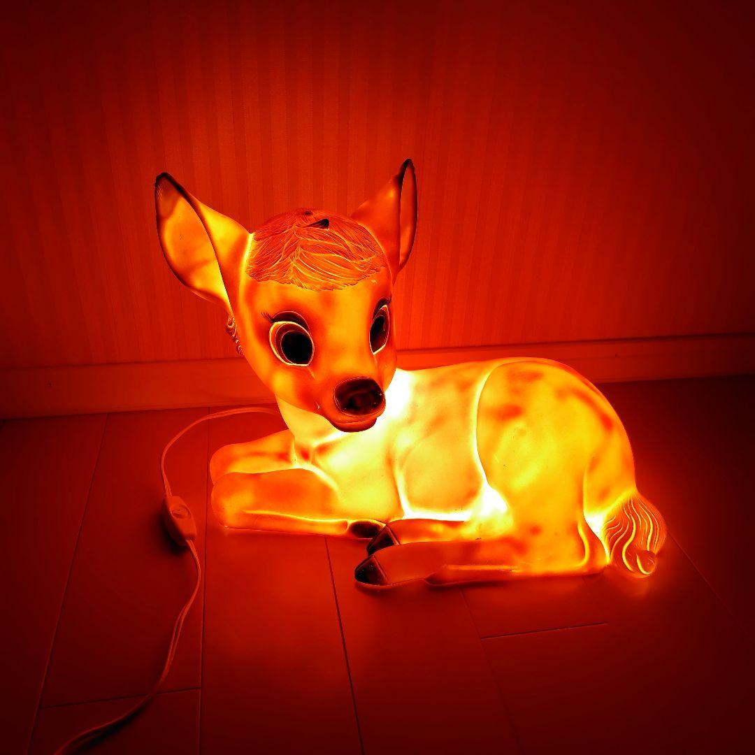 バンビ ライト 照明 イルミネーション 昭和レトロ アメリカン ヴィンテージ