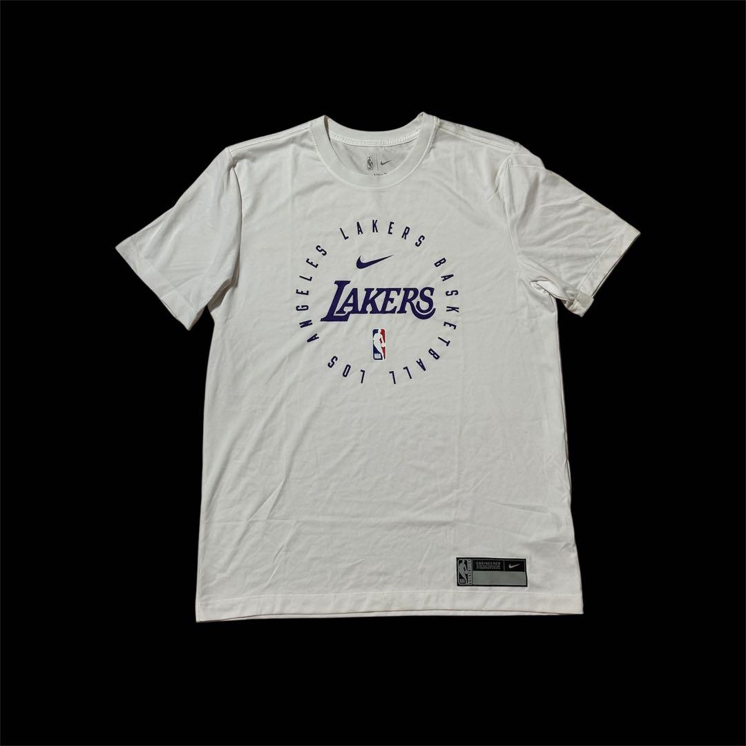 ナイキレイカーズNBA25シーズン選手支給品UsedプラクティスTシャツMサイズ