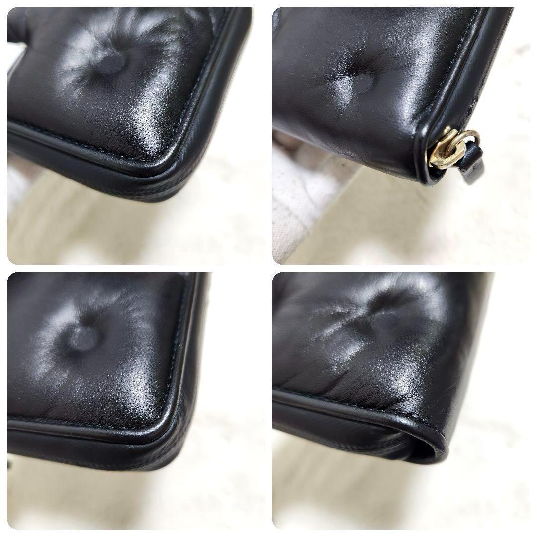 ✨美品　付属品完備✨マルジェラ　長財布　ラウンドファスナー グラムスラム　黒