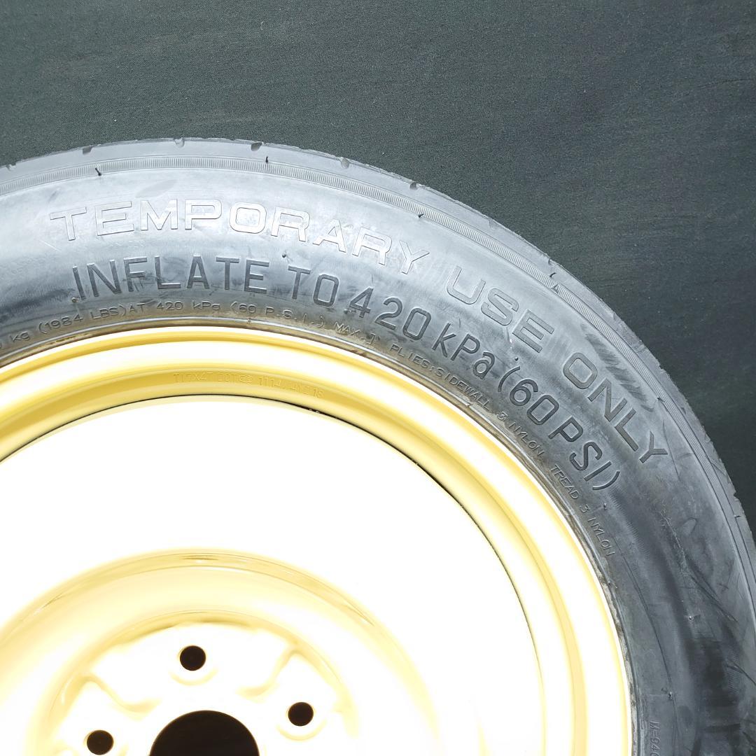 トヨタ レクサス 純正 スペアタイヤ 165/80D17 PCD114.3 1本