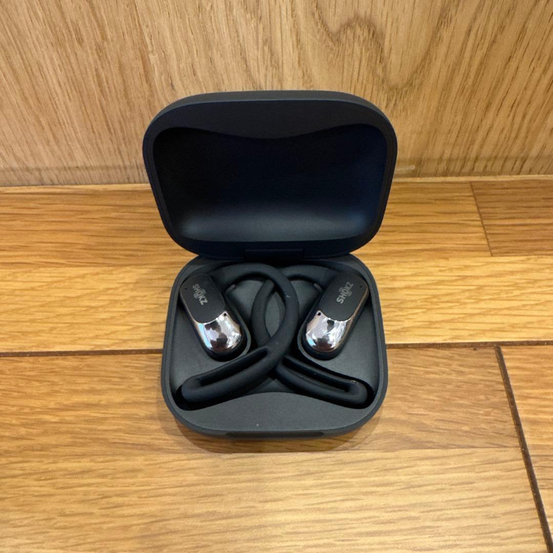 SHOKZ OPENFIT AIR ワイヤレスイヤホン ブラック