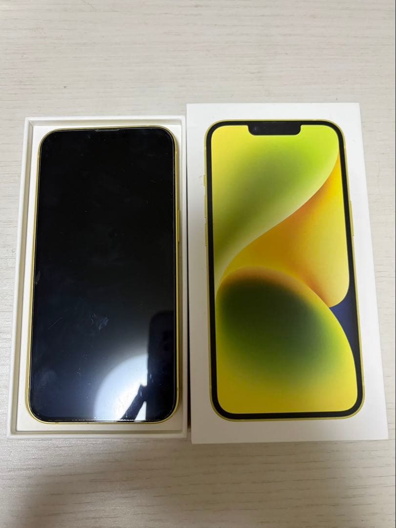 【訳あり値下げ】Apple iPhone 14 イエロー 本体のみ