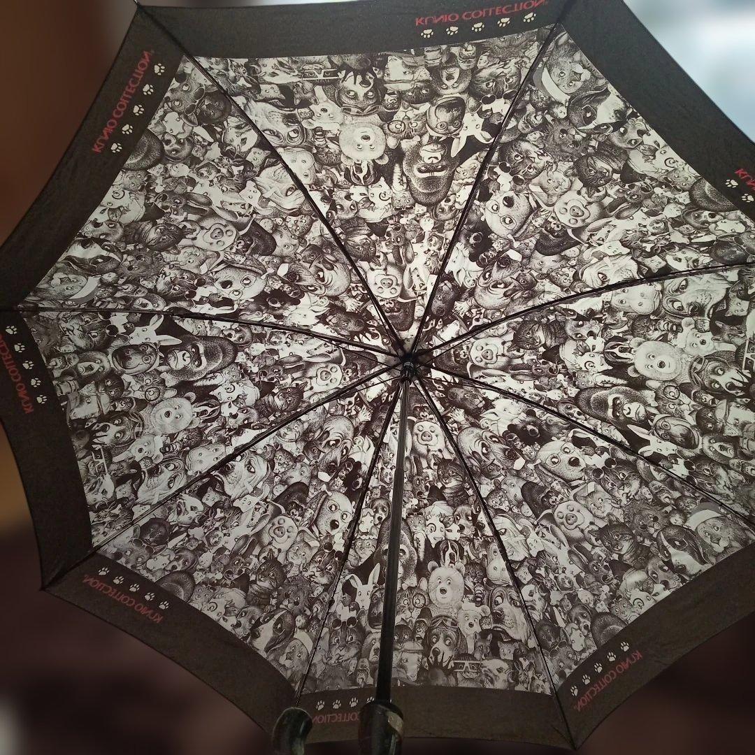 KUNIO COLLECTION 折りたたみ傘 モノクロ