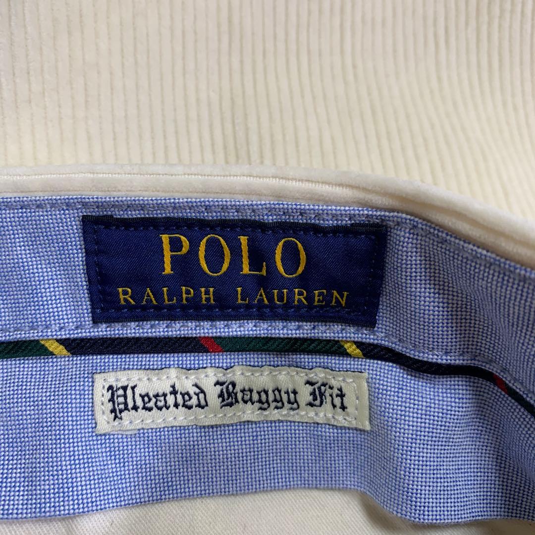 美品 POLO RALPH LAUREN コーデュロイパンツ ホワイト W34
