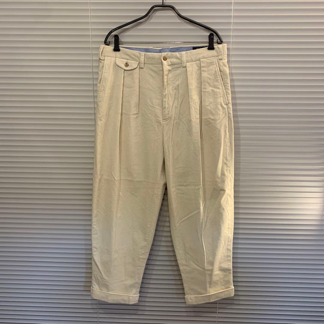 美品 POLO RALPH LAUREN コーデュロイパンツ ホワイト W34