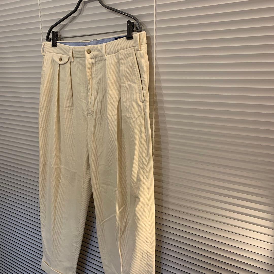美品 POLO RALPH LAUREN コーデュロイパンツ ホワイト W34