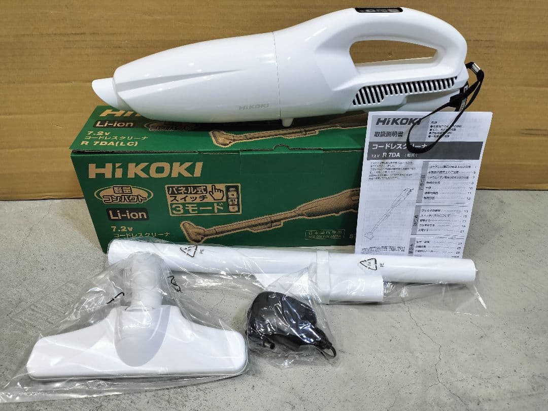 値下げ!　ハイコーキ　7.2V コードレスクリーナー　R7DA(LC)