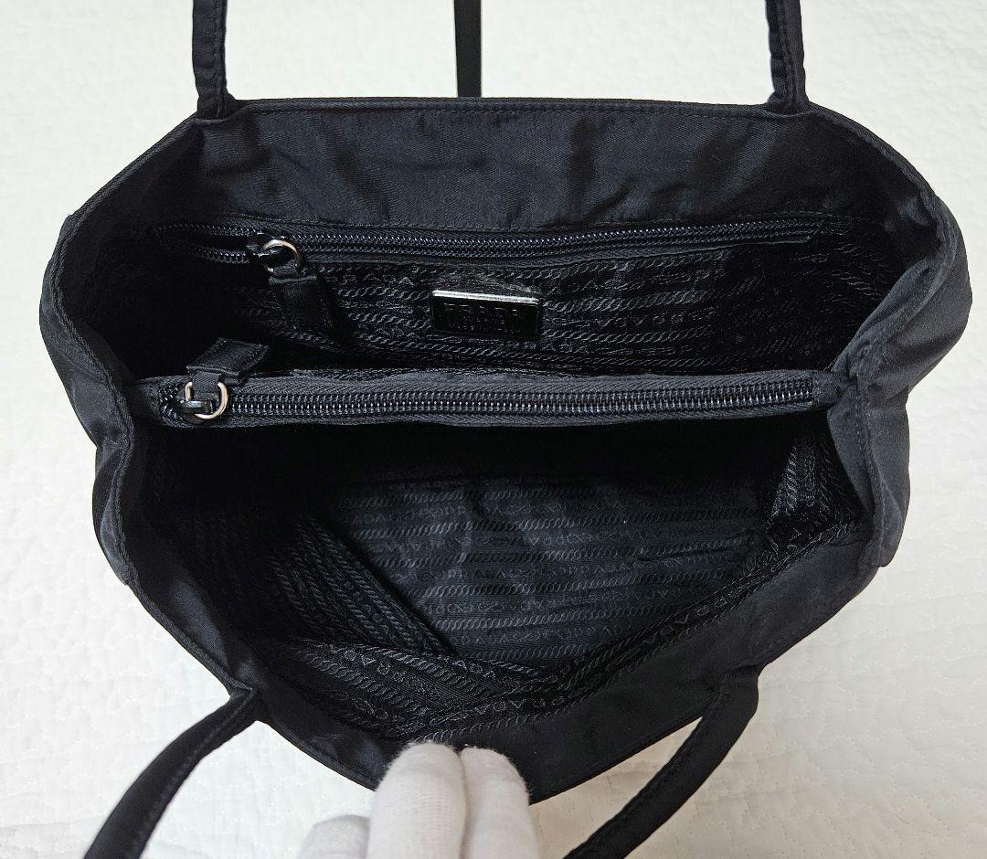 ✨美品✨PRADA ハンドバッグ トートバッグ テスート 黒 ナイロン