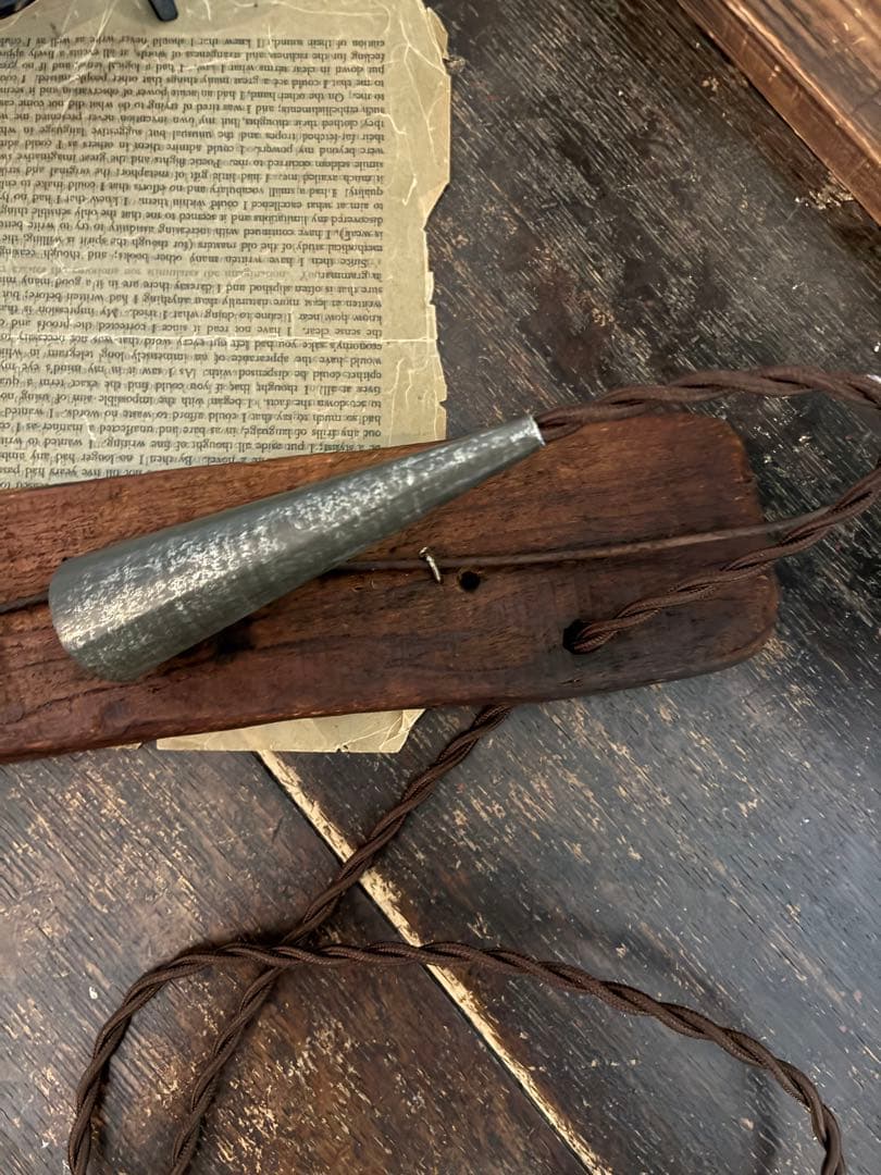 古道具 壁掛けライト 古材 照明 古雑貨 シャビー