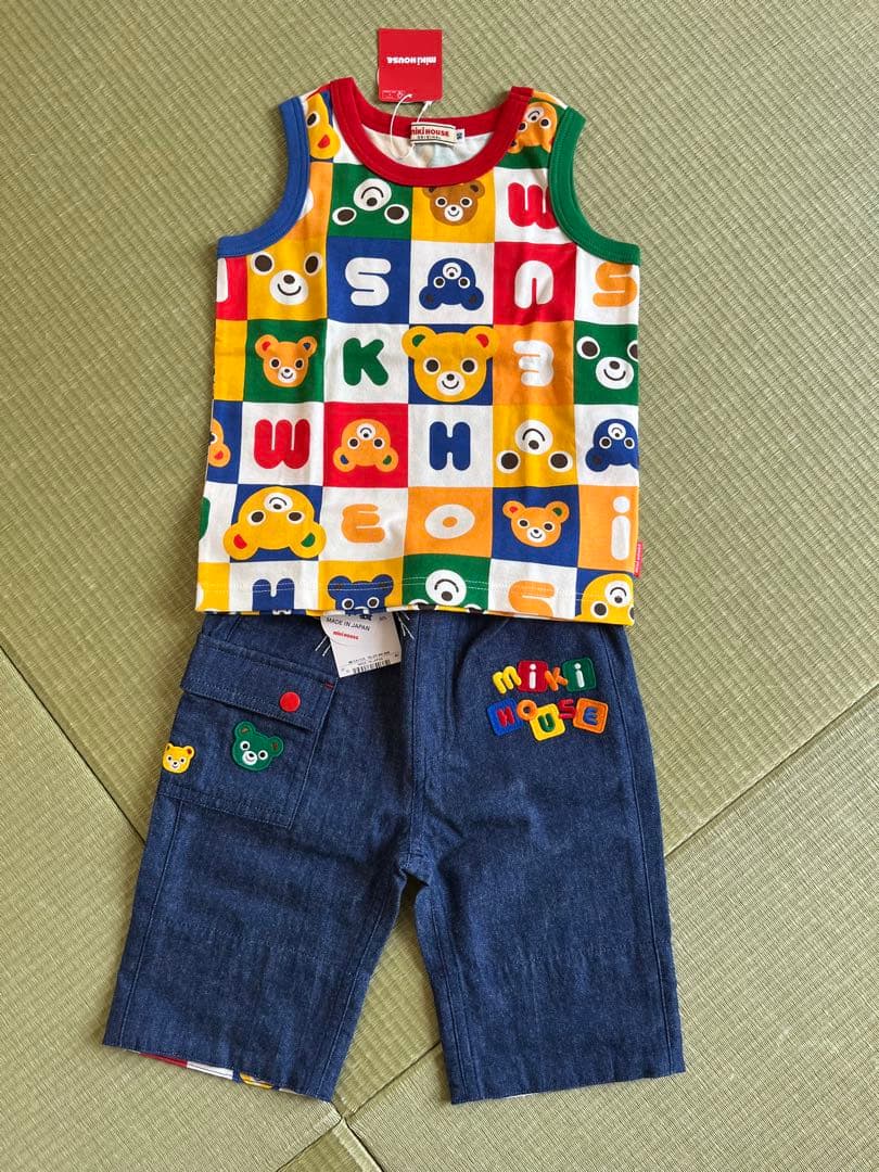 ミキハウス　タンクトップ　7分丈ズボン