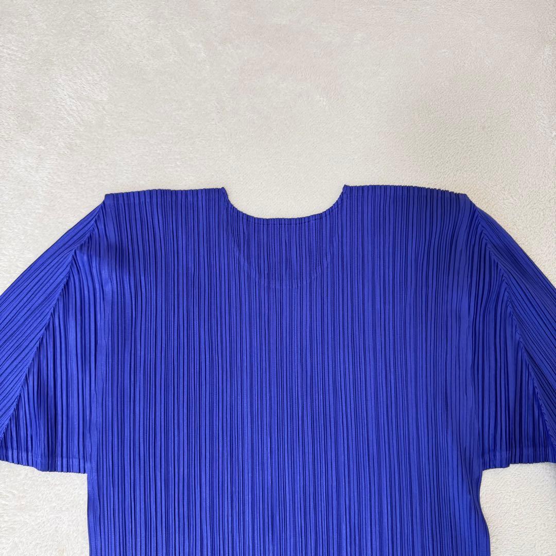 極美品✨ISSEY MIYAKE プリーツ　パープル　長袖　トップス