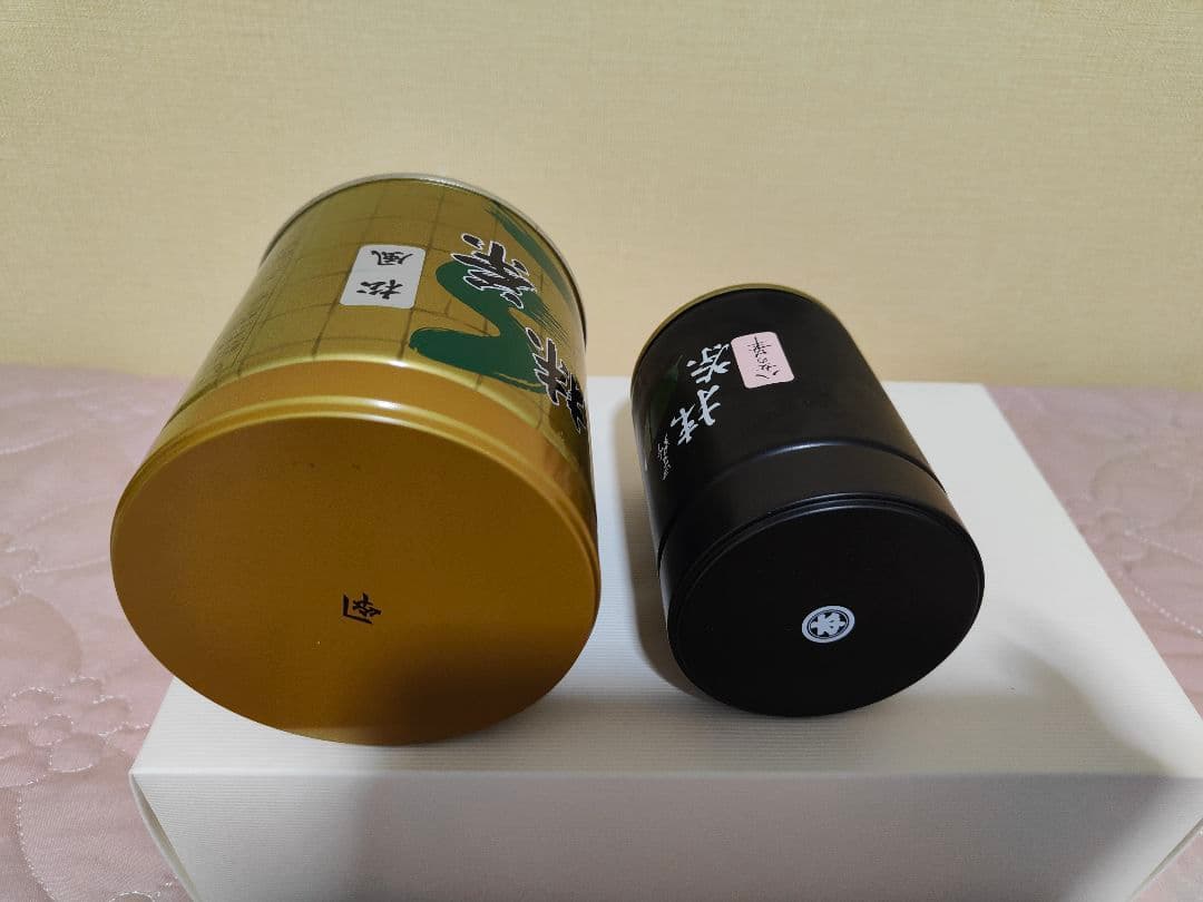 星野抹茶八女の華100gと山政抹茶松風300gセット