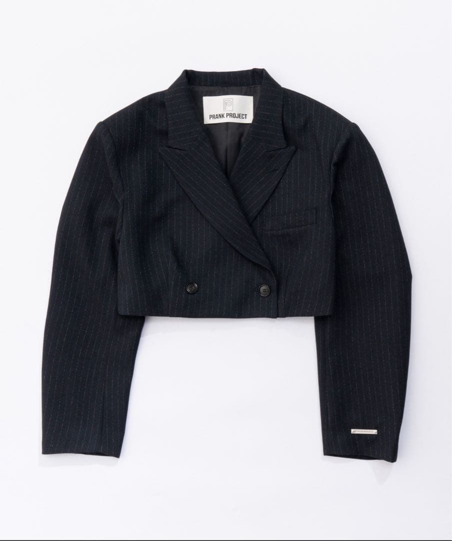 PRANK PROJECT テックツイードクロップドショートジャケット