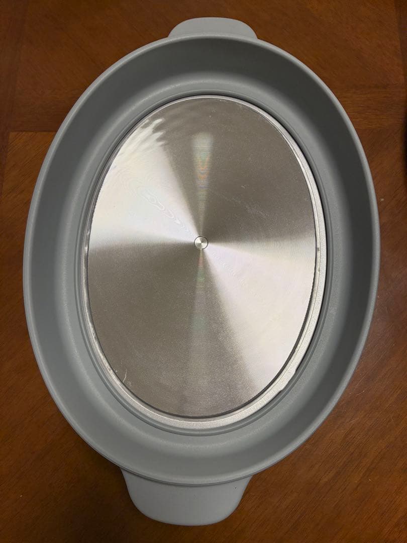 BRUNO ホットプレート オーバル ブルーグレー