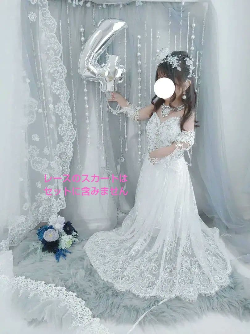 ビジューキラキラ ドレス 2着セット