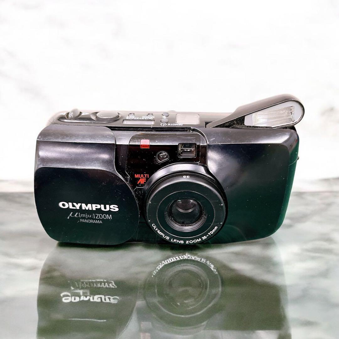 OLYMPUS μ ZOOM PANORAMA フィルムカメラ