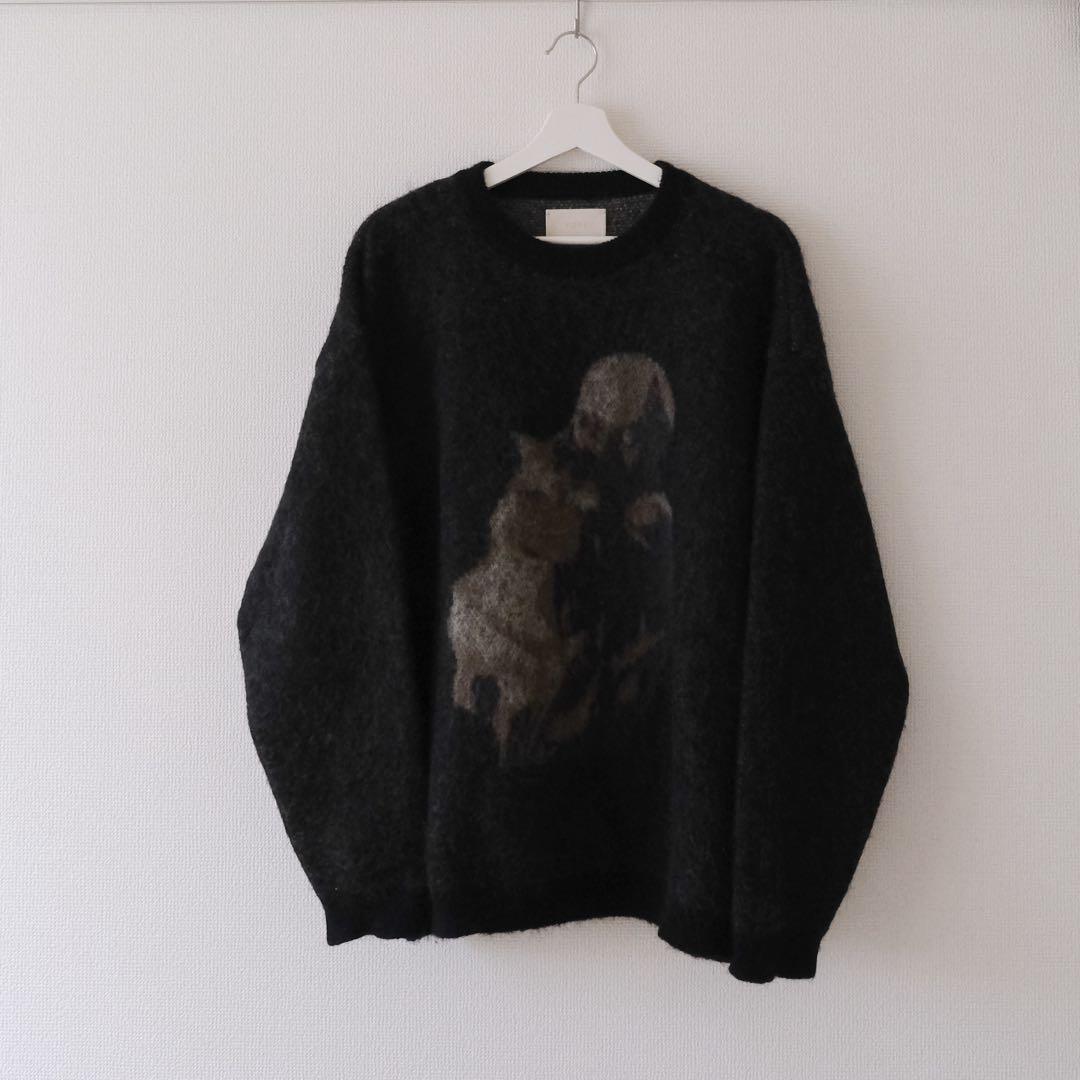 YOKE モヘアニット carol 別注Ben JQ Crew neck