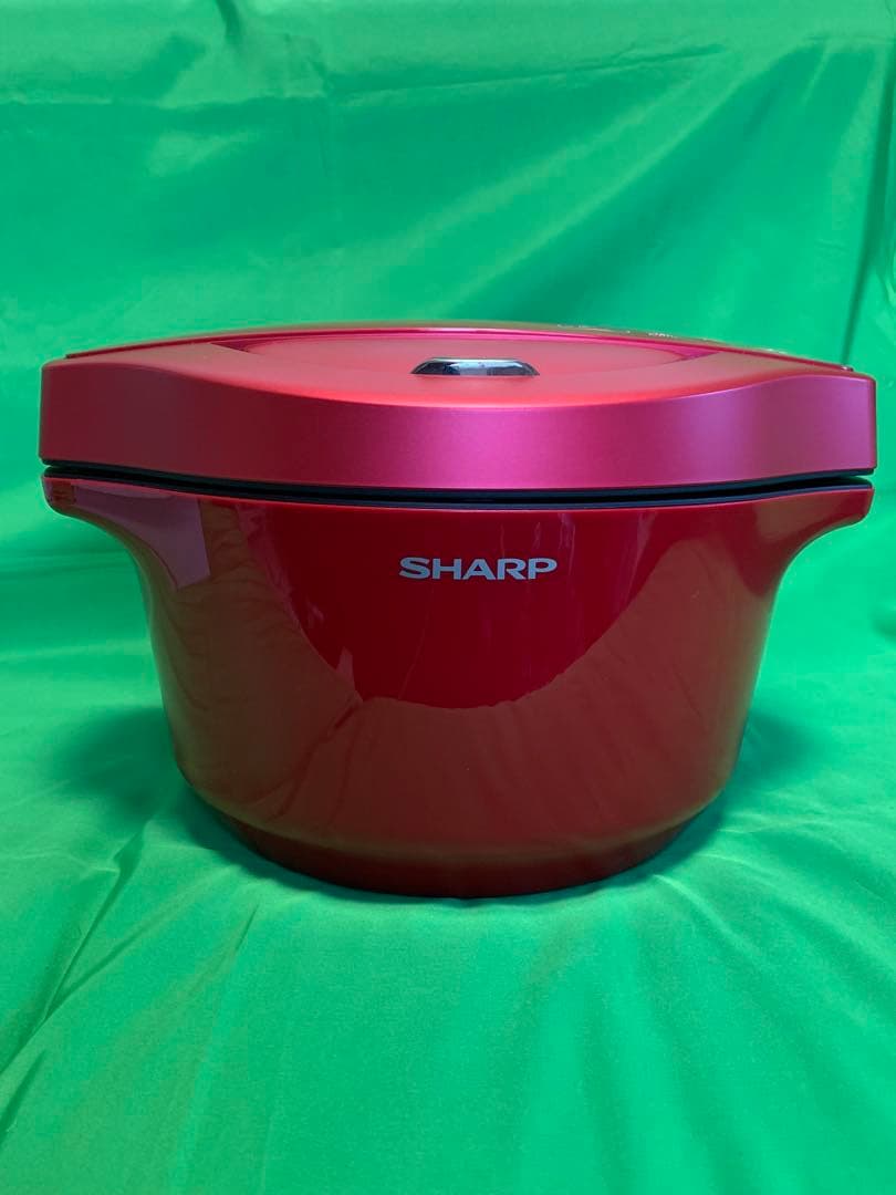 美品ヘルシオ ホットクック KN-HW24C-R 水なし自動調理鍋2018年製