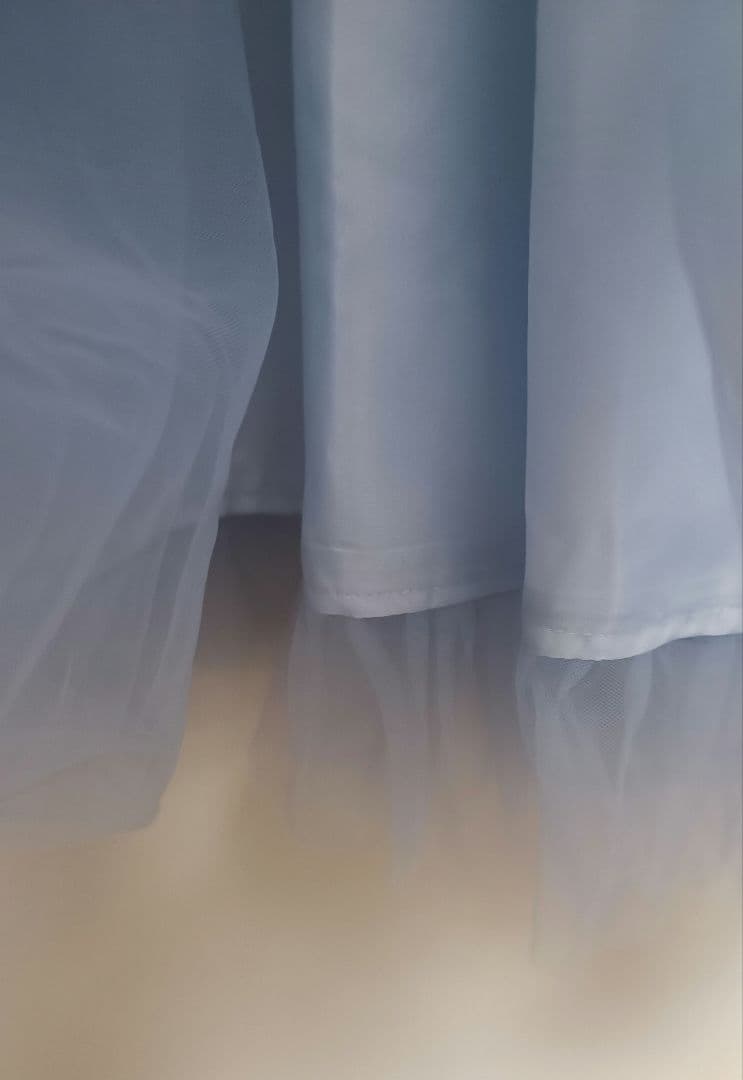 組曲 ブルーミングフラワードレス 150 サックスブルー 発表会 ワンピース