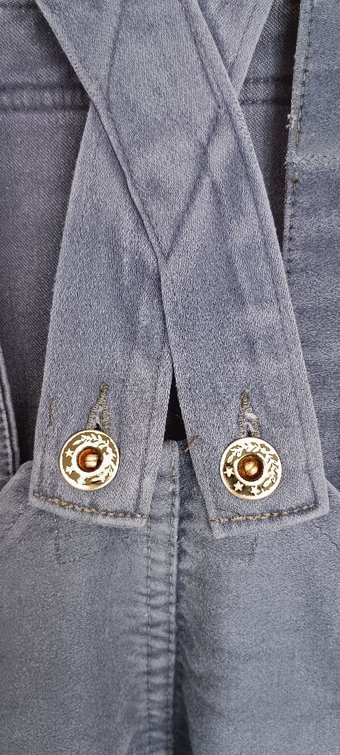 50s EURO VINTAGE モンサンミッシェル モールスキンオーバーオール