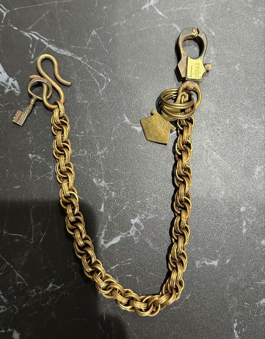 ウォレットチェーン TOPAZ -WALLET CHAIN- BRASS