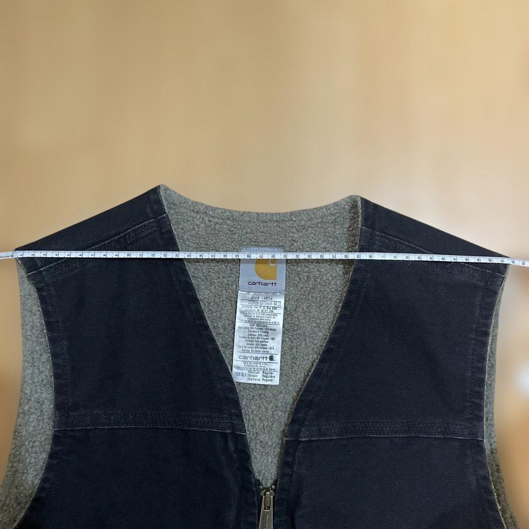 Carhartt ブラックベスト M ヴィンテージ　古着　ダックベスト