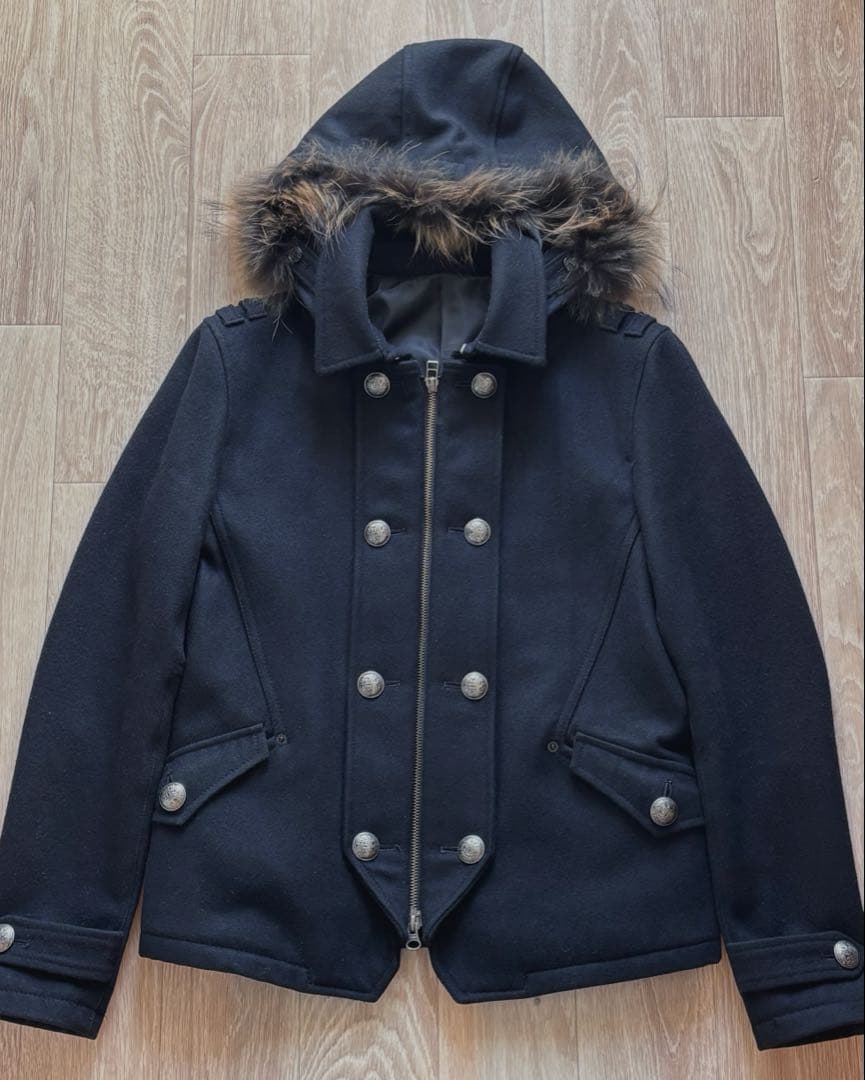 ジャケット・アウター Archive PPFM Fur napoleon jacket black