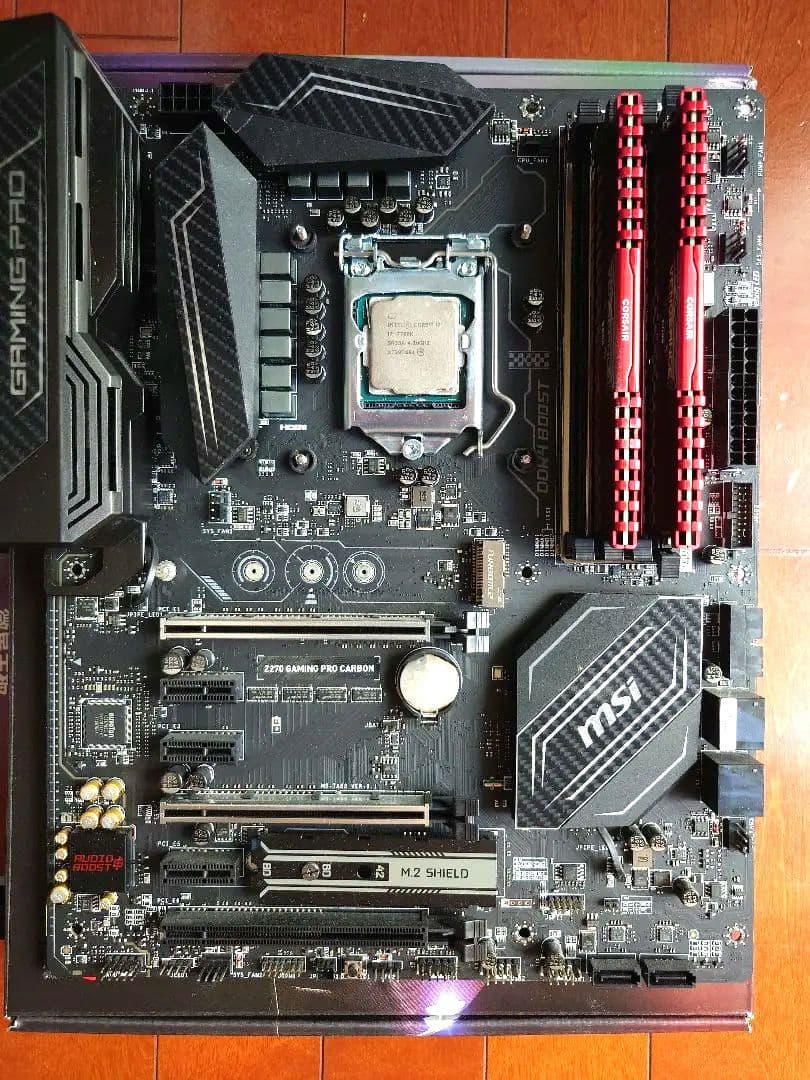 MSI Z270 GAMING PRO intel7700K DDR4：16GB