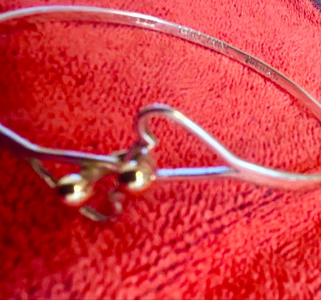 【Tiffany&Co.】シルバー&14Kバングル