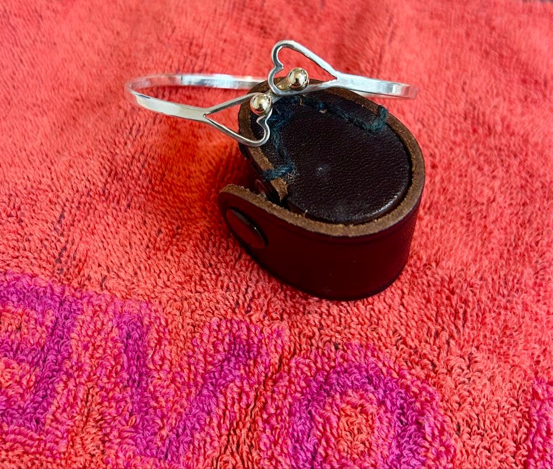 【Tiffany&Co.】シルバー&14Kバングル