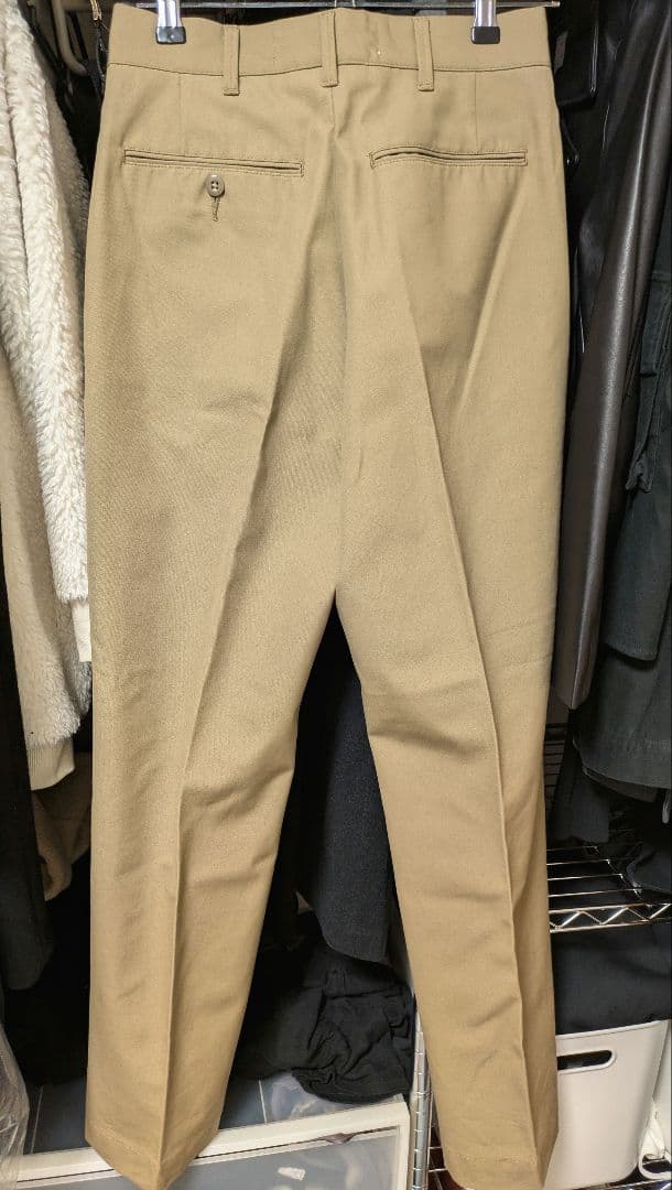 【THE SHINZONE】新品未使用/ハイウエストチノパンツ/ベージュ/34