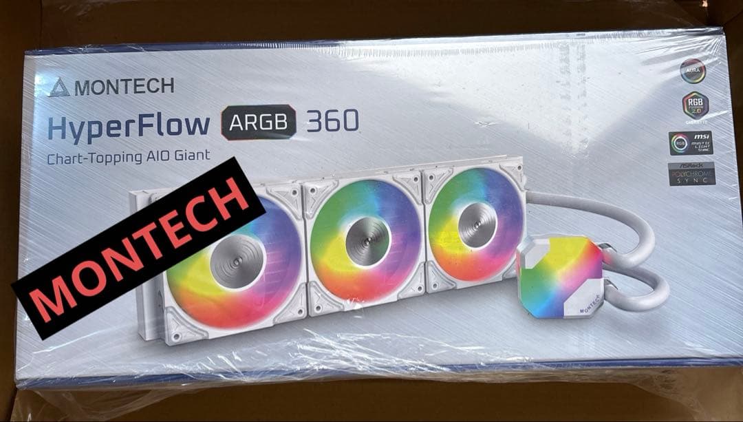 MONTECH HyperFlow ARGB 360 未使用品