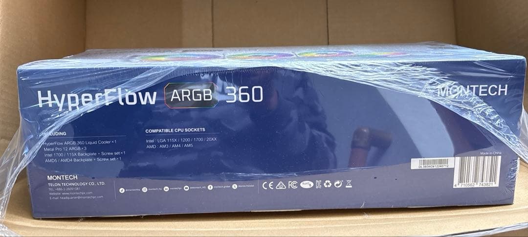 MONTECH HyperFlow ARGB 360 未使用品