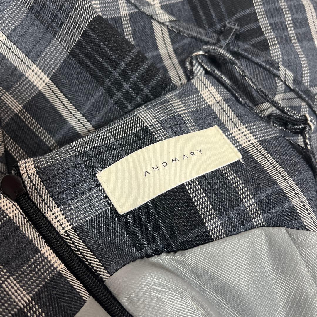 ワンピース andmary Aine set mini dress M gray