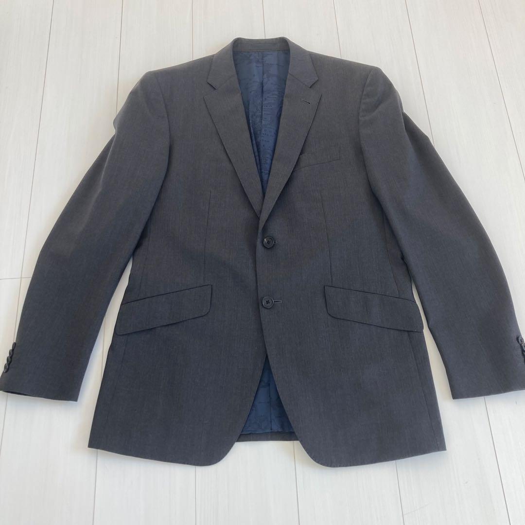 ポールスミス ロンドン　メンズ セットアップ 裏　地図柄 ダークグレー　 XL