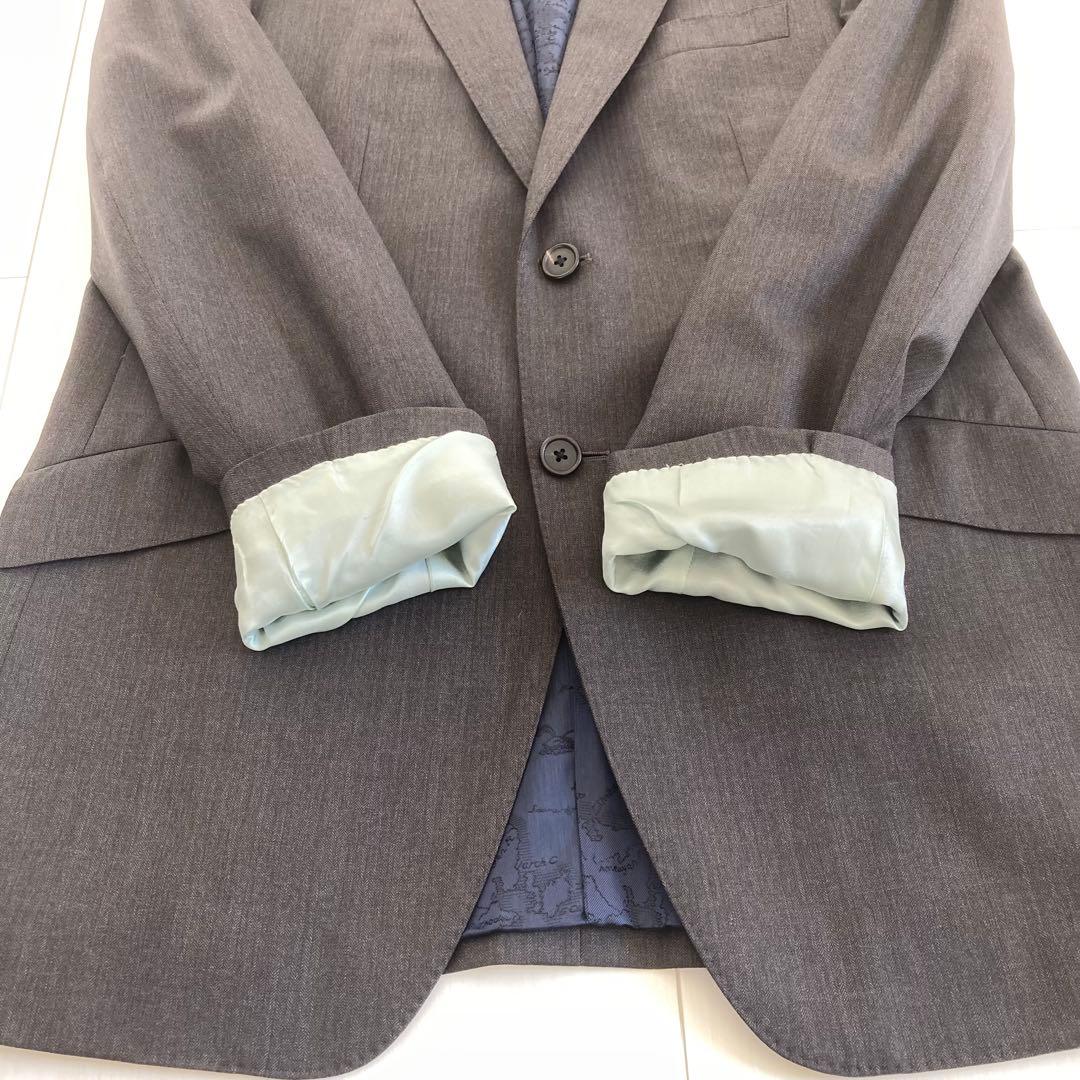 ポールスミス ロンドン　メンズ セットアップ 裏　地図柄 ダークグレー　 XL