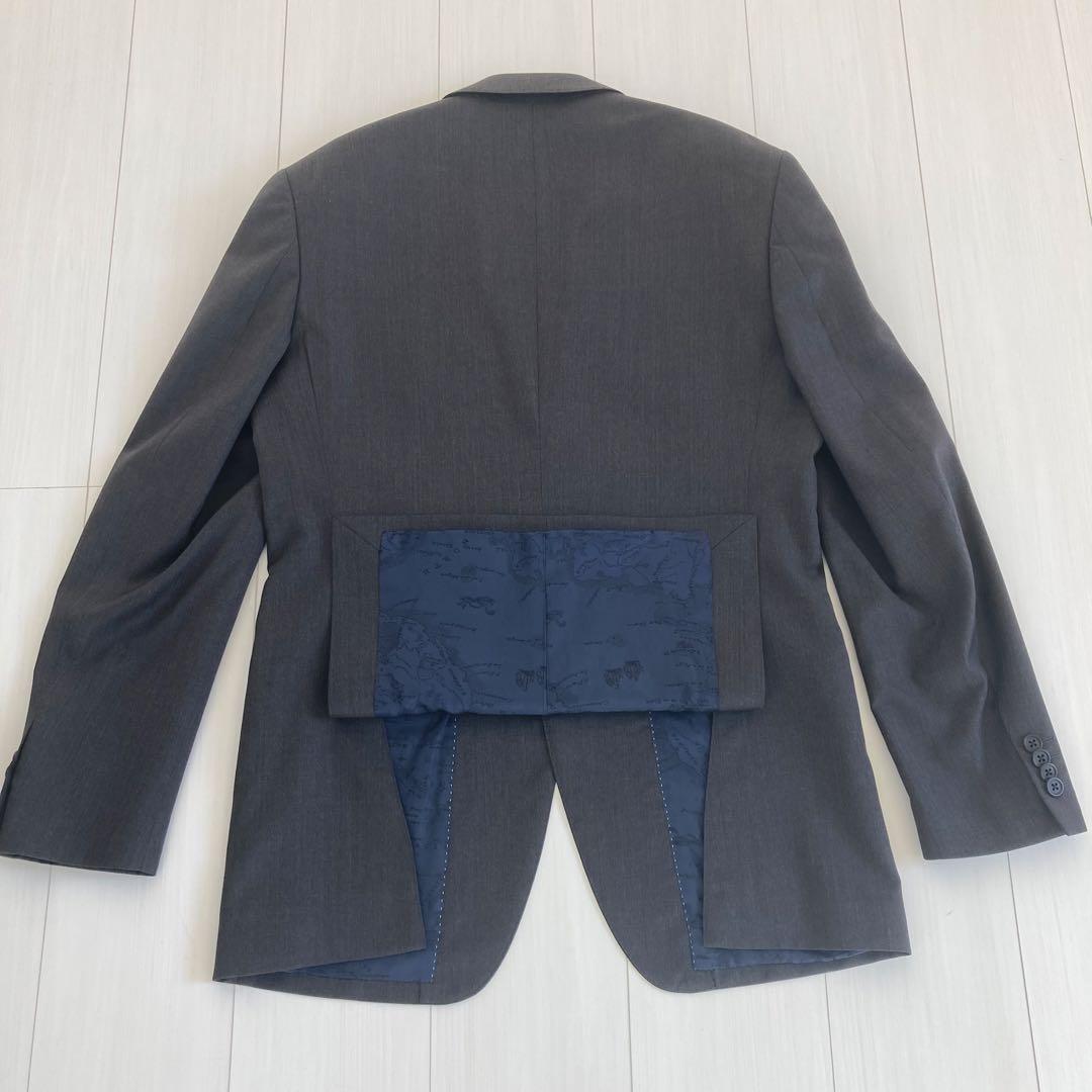 ポールスミス ロンドン　メンズ セットアップ 裏　地図柄 ダークグレー　 XL