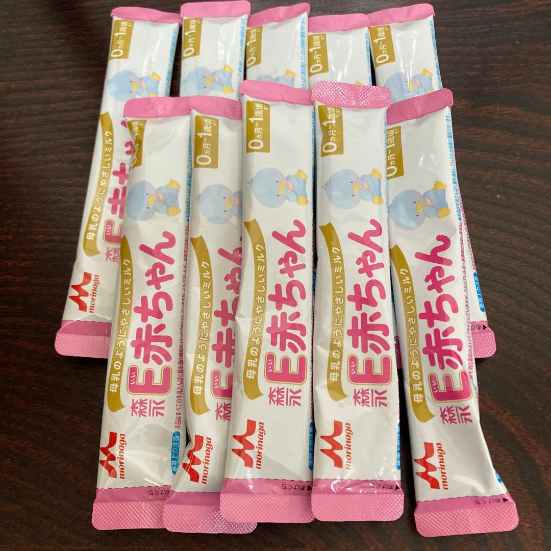 新品未開封　粉ミルク　E赤ちゃん　800g×8缶　スティックタイプ10本