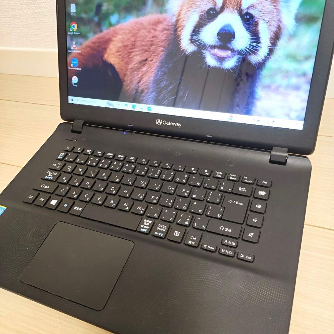 【美品】GateWay ゲートウェイ オフィス ノートパソコン 黒 Z5WGM