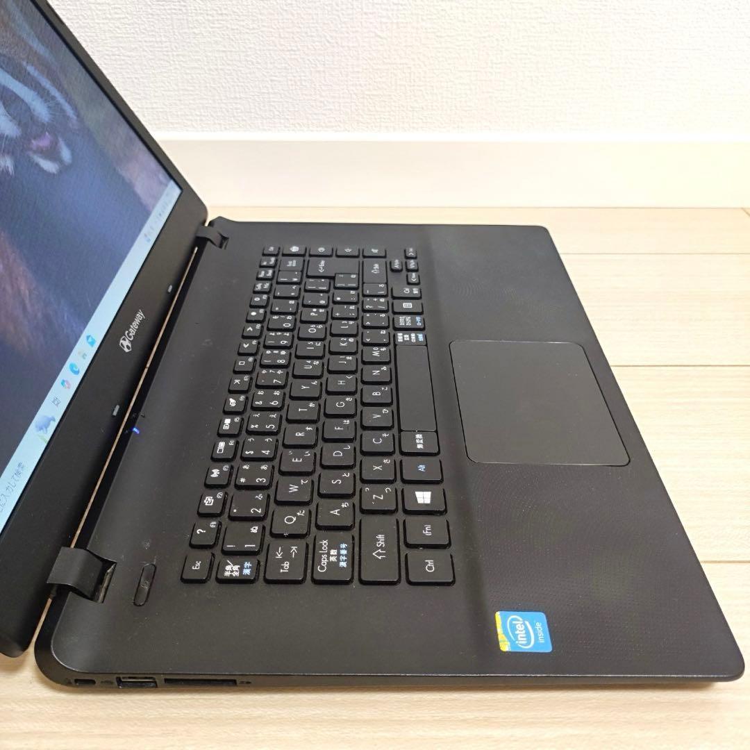 【美品】GateWay ゲートウェイ オフィス ノートパソコン 黒 Z5WGM