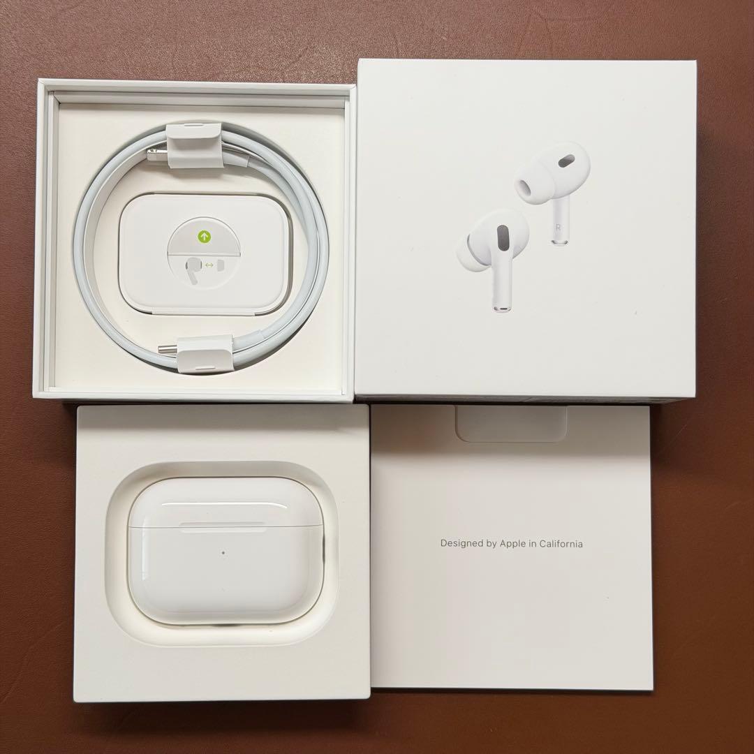 AirPods Pro 2 本体 (イヤーチップ新品交換済み)