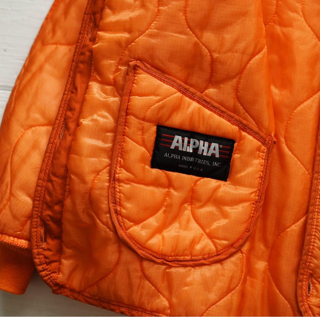 【希少】80s ヴィンテージ ALPHA M64 JKT ライナー付き USA製