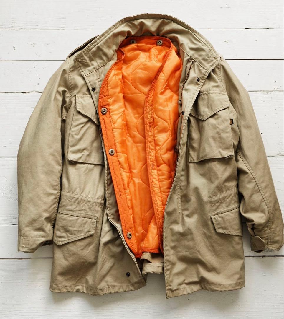 【希少】80s ヴィンテージ ALPHA M64 JKT ライナー付き USA製