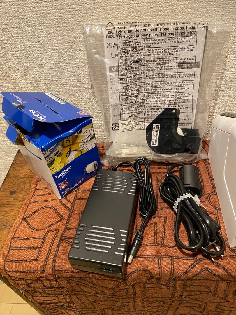 brother QL820NW 写真内一式